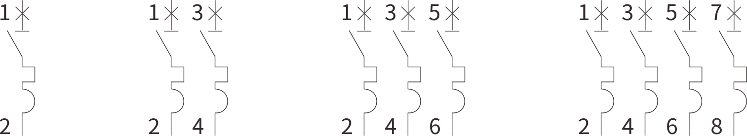 Diagrama de circuito MCB ETEK